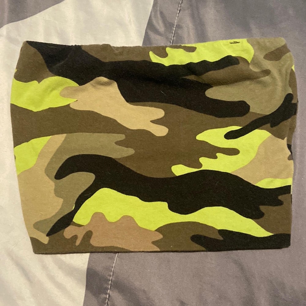 Charlotte Russe  camo halter top